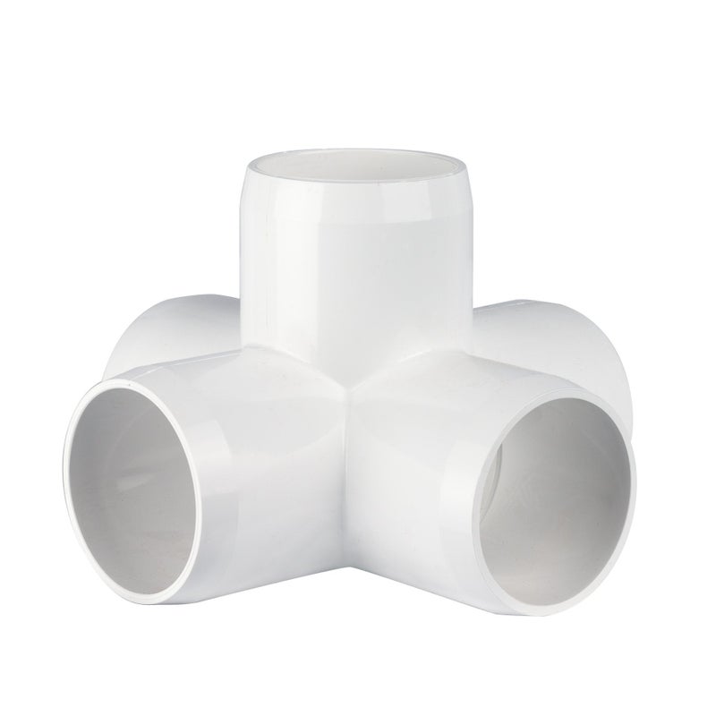 PVC- 5 way X 1Â¼" (Furniture Grade White)